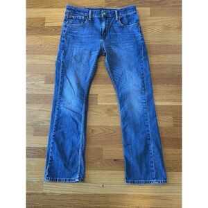 Levi 527 Jeans Men Bootcut  Blue Denim 32x30